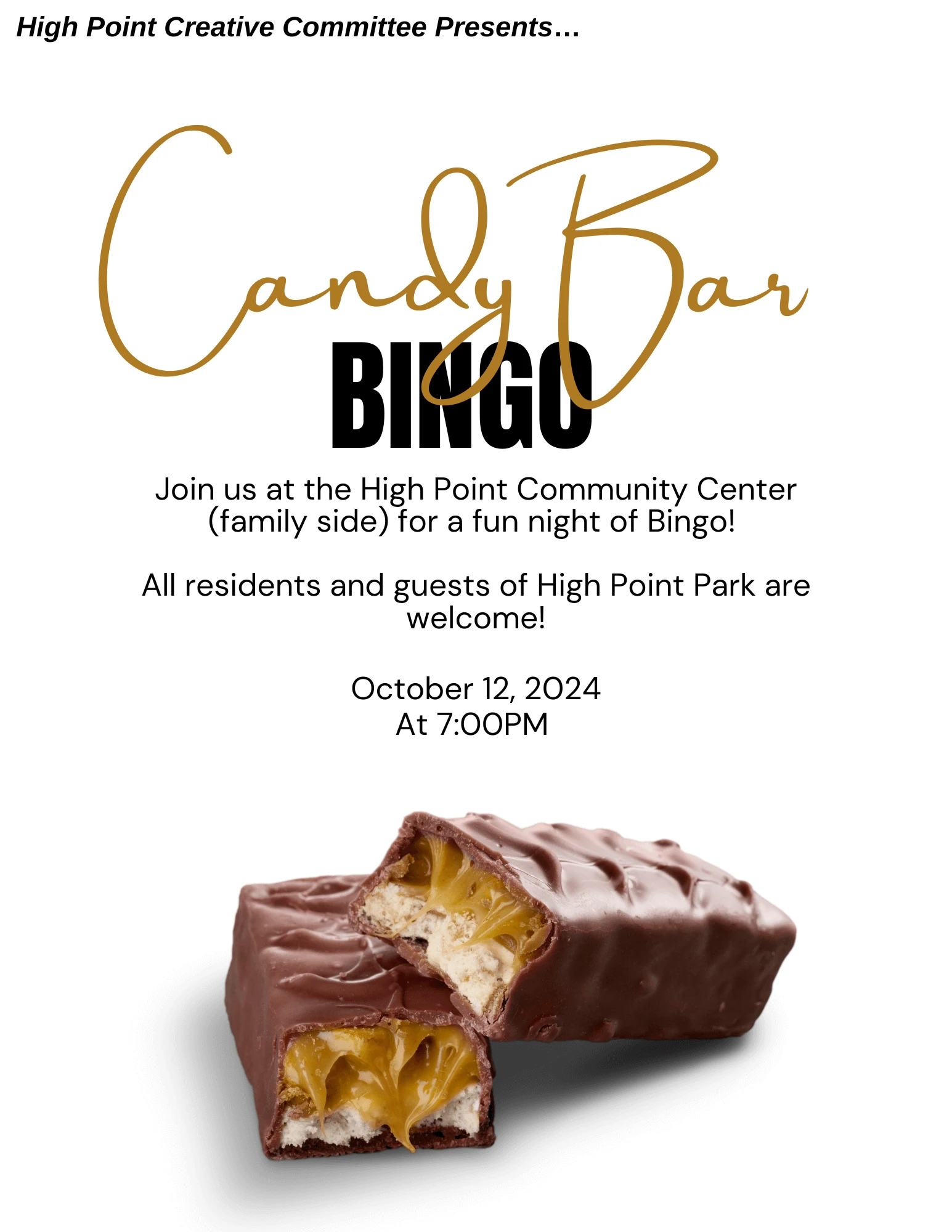 Candy Bar Bingo