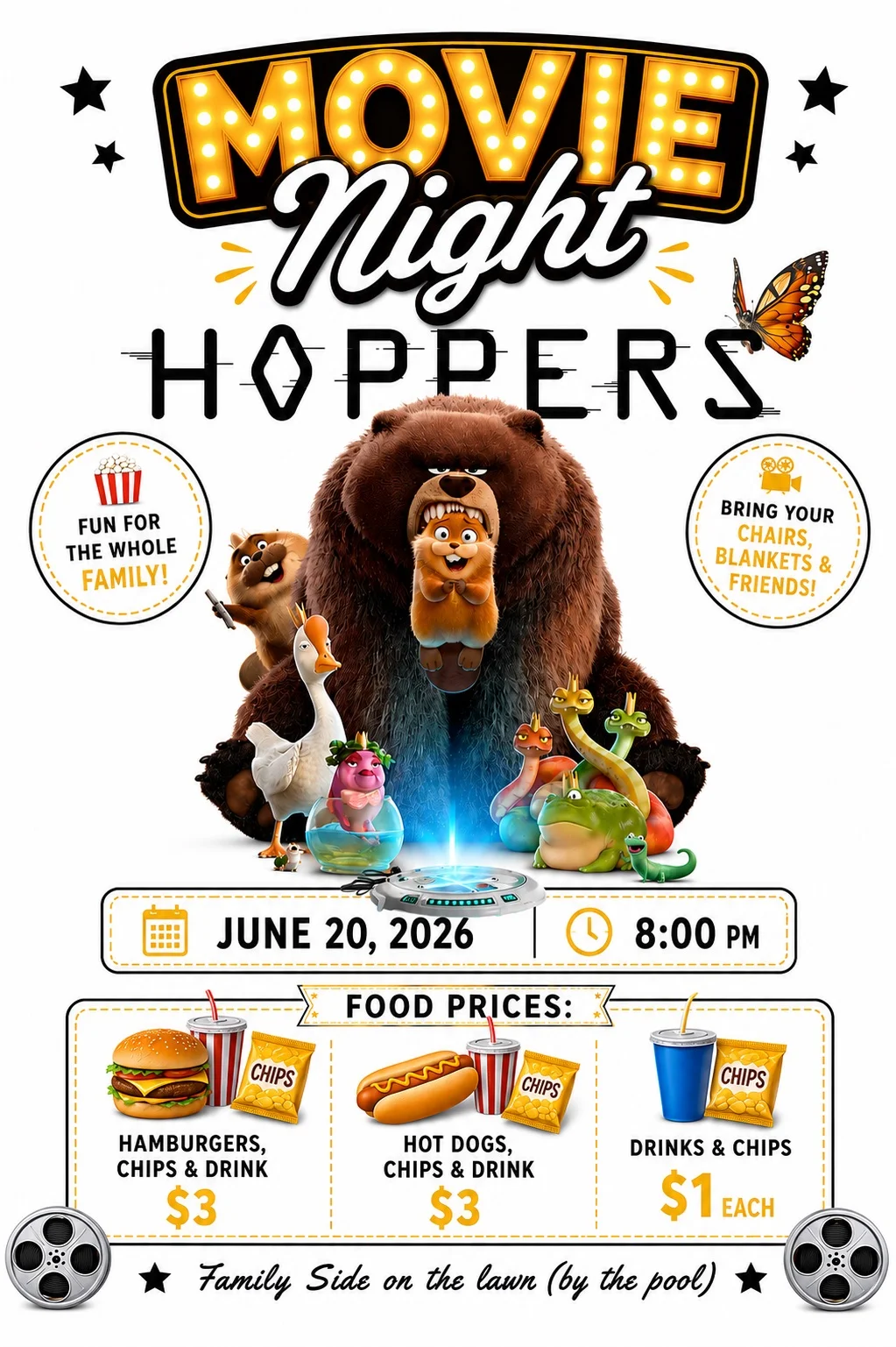 Movie Night May 2026 - Printable